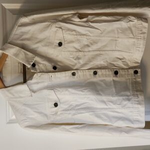 Melrose and Market White Jean Jacket size L